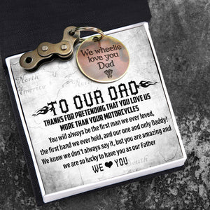 Motocross Keychain - To My Dad - Our One And Only Daddy - Ukgkbf18007