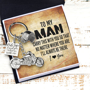 Classic Bike Keychain - Biker - To My Man - I Love You - Ukgkt26006