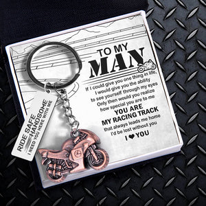 Sportbike Keychain - Biker - To My Man - I Love You - Ukgkei26006