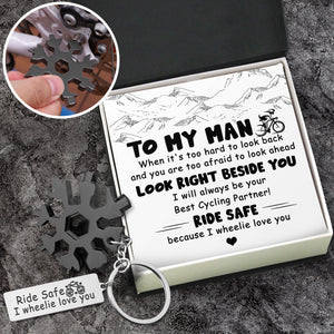 Multitool Keychain - Cycling - To My Man - Ride Safe - Ukgktb26003