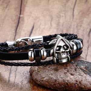 Vintage Skull Bracelet - To My Man - You Are My Weird But Favorite Man - Ukgbab26001 - Love My Soulmate