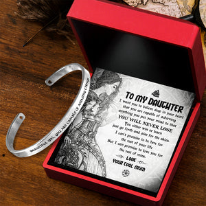 Personalised Viking Bracelet - Viking - To My Daughter - From Mom - You Will Never Lose - Ukgbzf17001