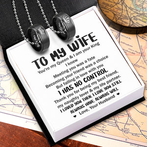 Couple Pendant Necklaces - Family - To My Wife - I Loved You Then - Ukgnw15010