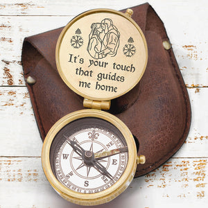 Engraved Compass - My Man - Viking - It's Your Touch That Guides Me Home - Ukgpb26013