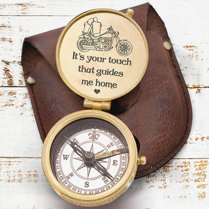Engraved Compass - My Man - It's Your Touch That Guides Me Home - Ukgpb26012