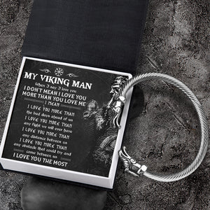 Norse Dragon Bracelet - Viking - My Viking Man - I Love You The Most - Ukgbzi26001