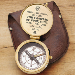 Engraved Compass - My Man - Viking - The Compass Of Your Soul Will Tell You The Way To Go - Ukgpb26017