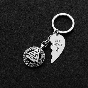 Viking Valknut Couple Keychains - Viking - To My Viking Mum - I Love you - Ukgkdk19002