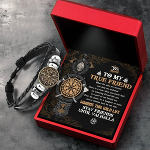 Viking Compass Bracelet - Viking - To My Friend - You've Always Been By My Side - Ukgbla33002