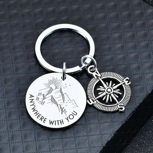 Compass Keychain - Travel - To My Future Husband - I Love You For - Ukgkw24001