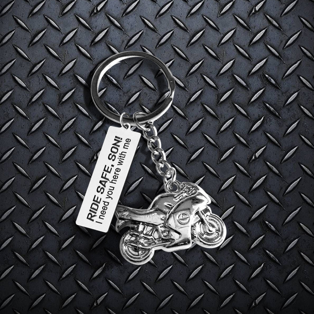 Sportbike Keychain - Biker - To My Son - I Love You - Ukgkei16003