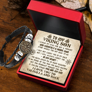 Viking Compass Bracelet - Viking - To My Viking Son - I Will Always Carry You In My Heart - Ukgbla16005