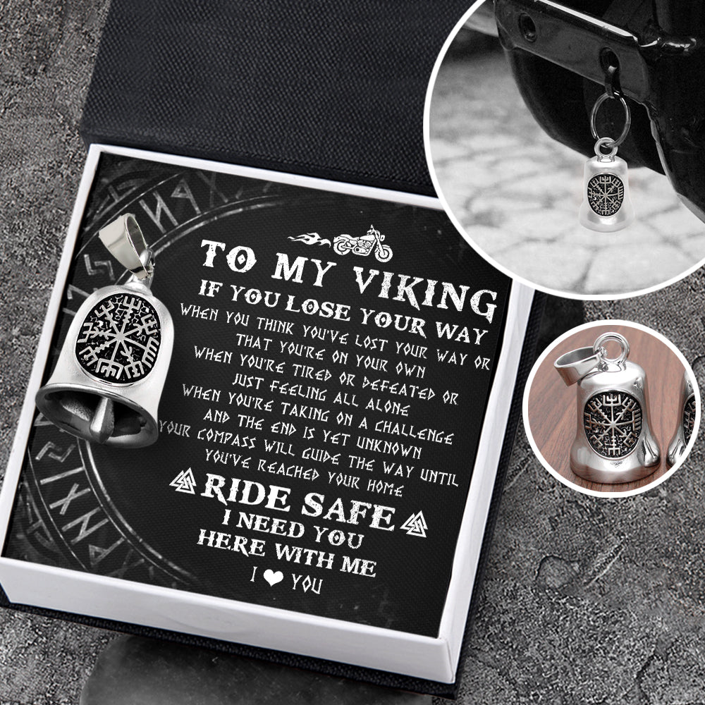 Viking Compass Bell - Viking - Biker - To My Viking - I Need You Here With Me - Ukgnzv26001