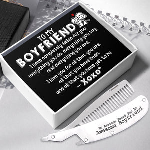 Folding Comb - Family - My Boyfriend - I Love You For All That You Are - Ukgec12001
