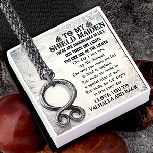 Troll Cross Necklace - Viking - To My ShieldMaiden - You Are One Of The Lights - Ukgnfq13002