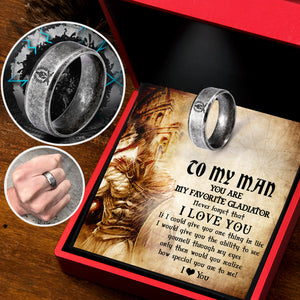 Gladiator Helmet Ring - Roman - To My Man - How Special You Are To Me - Ukgri26014