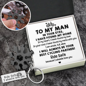 Multitool Keychain - Cycling - To My Man - Ride Safe - Ukgktb26004