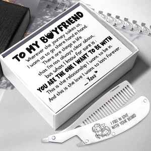 Folding Comb - Family - To My Boyfriend - You Are The One I Want To Be With - Ukgec12003