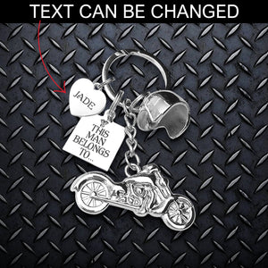Personalized Classic Bike Keychain - Biker - To My Man - I Love You - Ukgkt26013