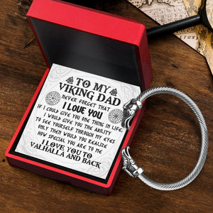 Norse Dragon Bracelet - Viking - From Son - To My Dad - Never Forget That I Love You - Ukgbzi18004