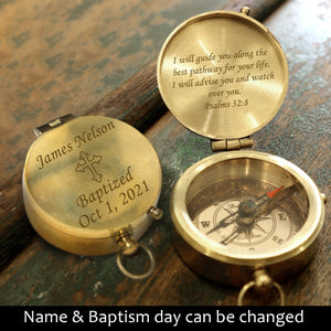 Personalised Engraved Compass - God - To My Lover - The Best Pathway For Your Life - Ukgpb26037