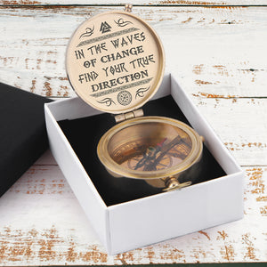 Engraved Compass - Viking - To Son - Find Your True Direction - Ukgpb16001