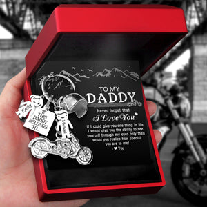 Personalized Kids Names Classic Bike Keychain - Biker - To My Daddy - I Love You - Ukgkta18001