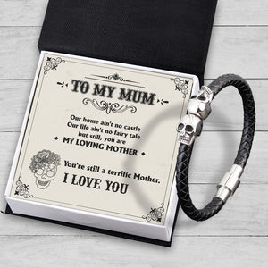 Skull Cuff Bracelet - Skull - To My Inked Mum - You Are My Loving Mother - Ukgbbh19005