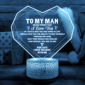 3D Led Light - Biker - To My Man - I Need You Here With Me - Ukglca26011
