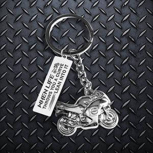 Sportbike Keychain - Biker - To My Man - I Wheelie Love You - Ukgkei26005