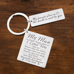Calendar Keychain - To My Man - Never Forget That I Love You - Ukgkr26005