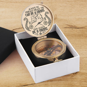 Engraved Compass - Viking - To My Brother - Then Always Be A Viking - Ukgpb33002