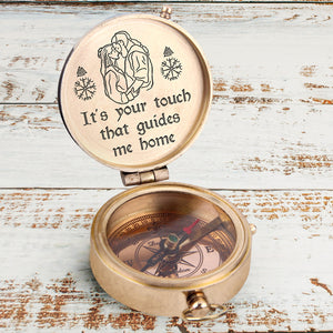 Engraved Compass - My Man - Viking - It's Your Touch That Guides Me Home - Ukgpb26013