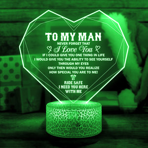 3D Led Light - Biker - To My Man - I Need You Here With Me - Ukglca26011