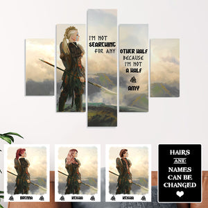 Personalized Canvas Set - Viking - Viking Girl - The Best Women Go To Valhalla - Uklnb34001