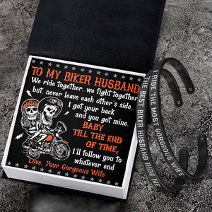 Biker Couple Bracelets - Biker - To My Husband - I Love You - Ukgbt14002