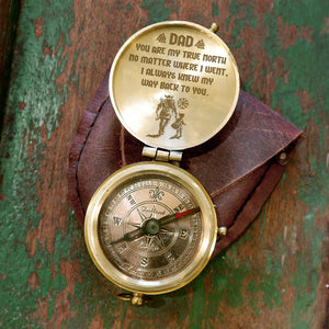 Engraved Compass - Viking - To My Dad - From Son - You Are My True North - Ukgpb18015