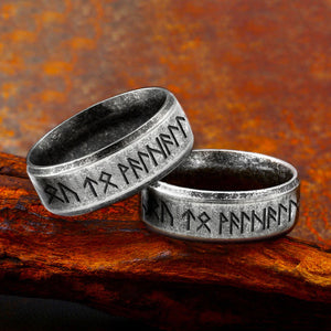 Couple Rune Ring Necklaces - Viking - To My Husband - Thank You - Ukgndx14003