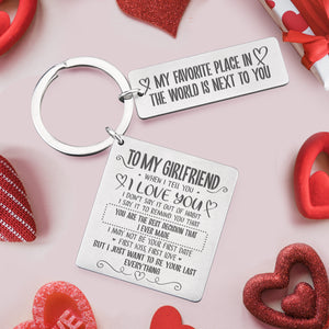Calendar Keychain - To My Girlfriend - You Are The Best Thing That Ever Happened To Me - Ukgkr13002 - Love My Soulmate