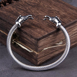 Norse Dragon Bracelet - Viking - To My Husband - I Love You To Valhalla And Back - Ukgbzi14004