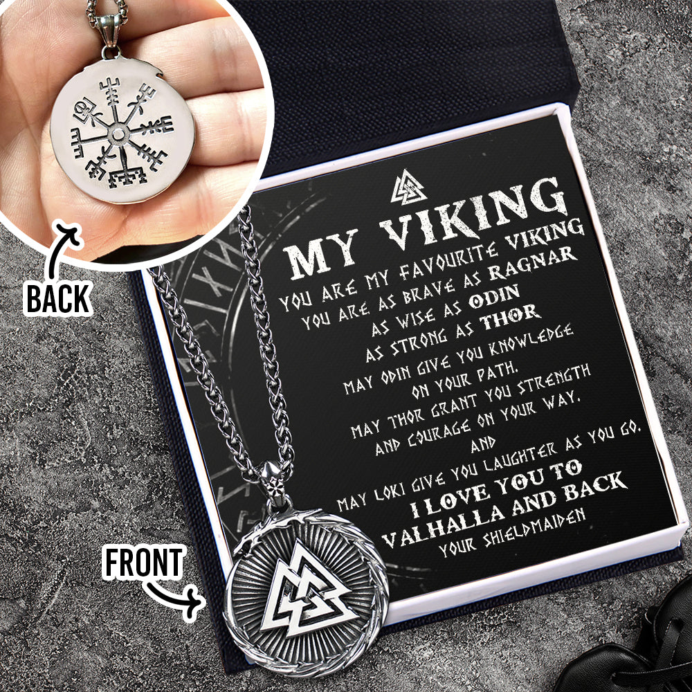 Viking Knot Necklace - Viking - To My Man - You Are My Favorite Viking - Ukgnfv26001