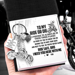 Classic Bike Keychain - Biker - To My Brother - I Love You - Ukgkt33001