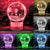 3D Led Light - Skull - To Couple - You Light Up My Life - Ukglca26012