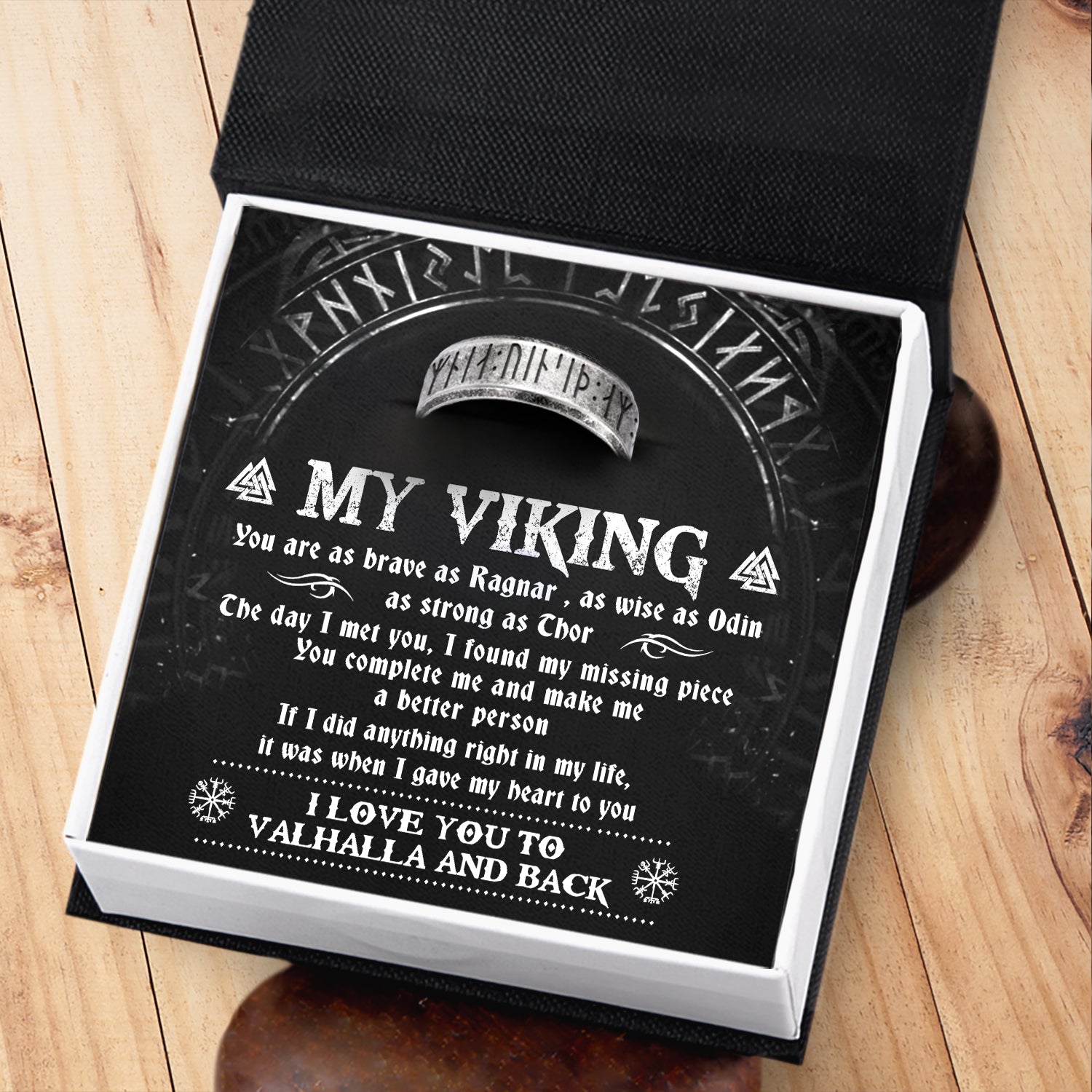 Rune Ring - My Viking - I Gave My Heart To You - Ukgri26004