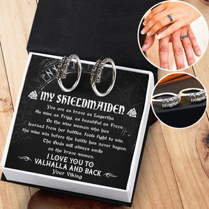 Vintage Ring - My Shieldmaiden - I Love You To Valhalla And Back - Ukgrh13001