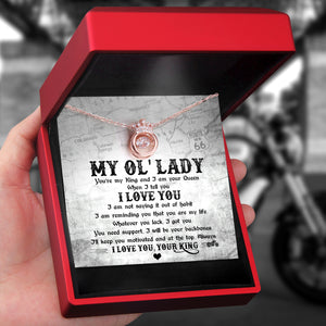 Crown Necklace - Biker - To My Ol' Lady - You Are My Life - Ukgnzq13004