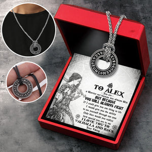 Personalised Viking Rune Necklace - Viking - To My Shield Maiden - How Special You Are To Me - Ukgndy13001