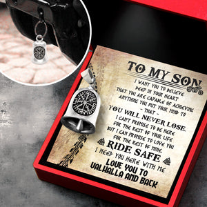 Viking Compass Bell - Viking - Biker - To My Son - You Will Never Lose - Ukgnzv16001