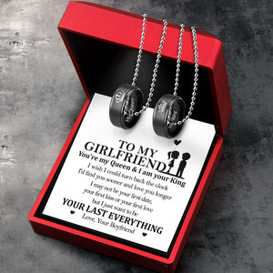 Couple Pendant Necklaces - Family - To My Girlfriend - Your Last Everything - Ukgnw13018