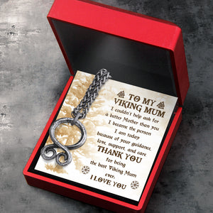 Troll Cross Necklace - Viking - To My Mum - I Love You - Ukgnfq19001